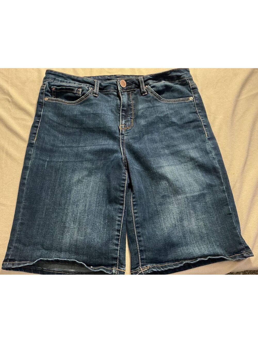 Seven7 Blue Denim Bermuda Shorts Size 12
